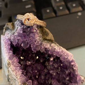 Pandora Rose Gold Love Knot ring